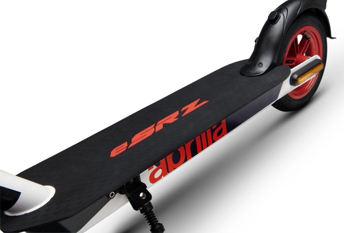 HULAJNOGA ELEKTRYCZNA APRILIA E-SRZ skladana nozka przy podescie