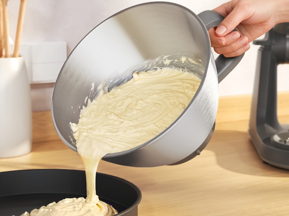 Robot kuchenny planetarny KENWOOD KHC30.070GY pojemna misa, łatwiejszy chwyt, praktyczne rozwiązanie