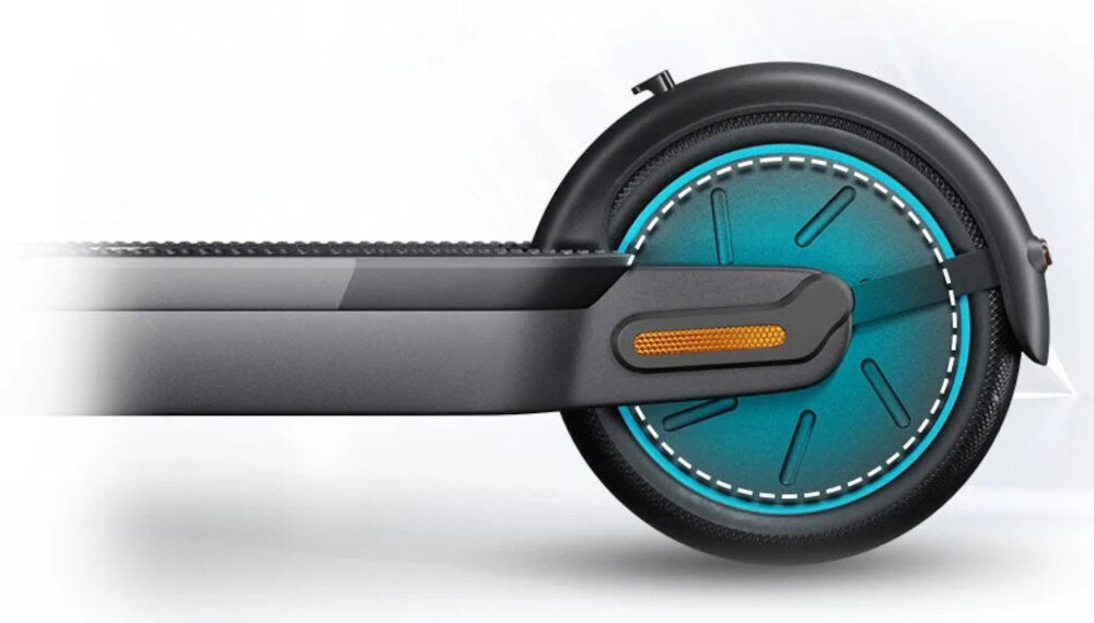 Hulajnoga elektryczna MOTUS Scooty 10 GEN 5 Szary przyjazna dla srodowiska system KERS odzyskiwanie energii kinetycznej podczas hamowania bateria starcza na dluzej wiekszy zasieg