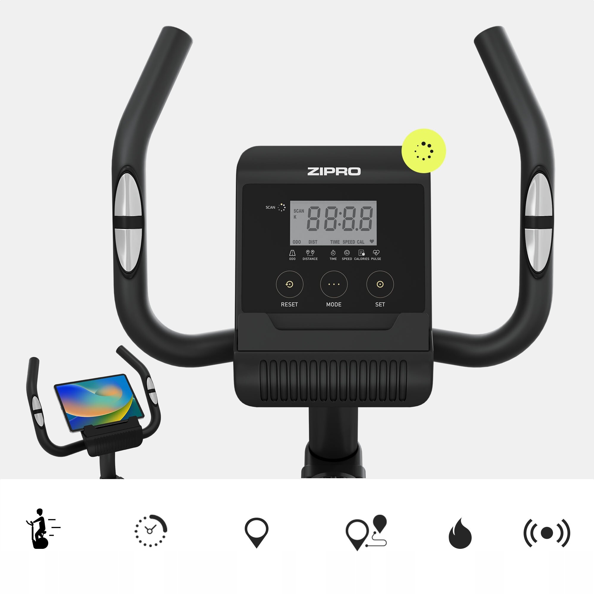 ROWEREK TRENINGOWY Rower stacjonarny Magnetyczny Pionowy - BEAT RS ZIPRO