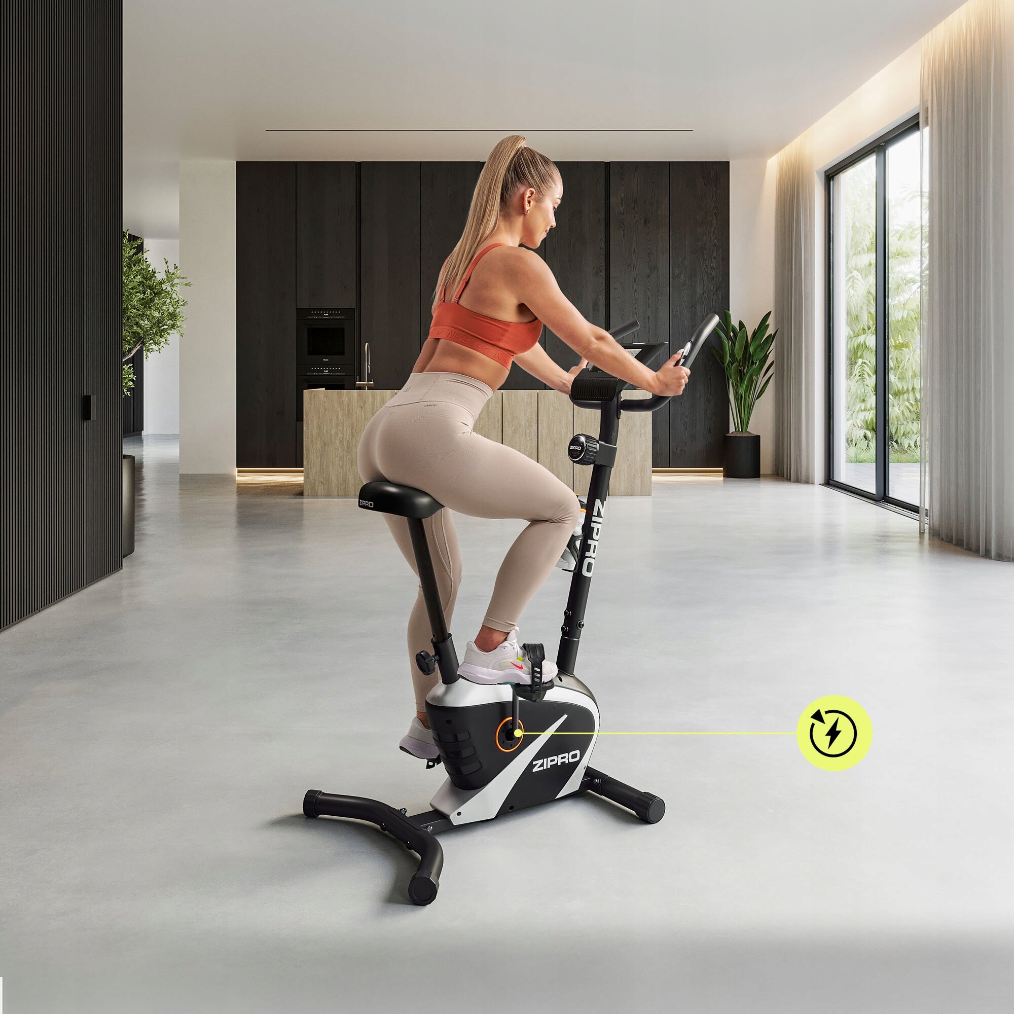 ROWEREK TRENINGOWY Rower stacjonarny Magnetyczny Pionowy - BEAT RS ZIPRO