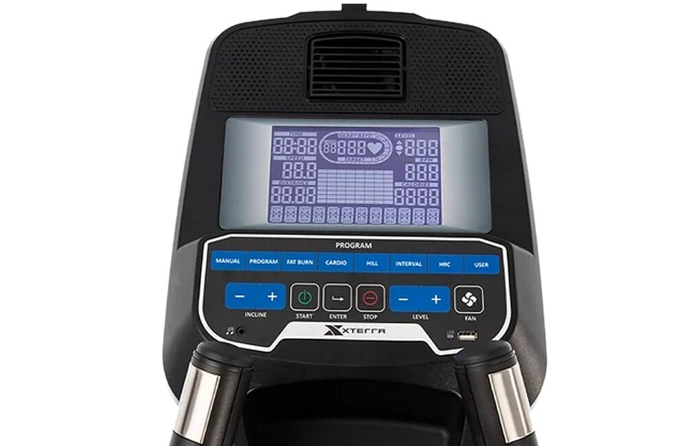 Orbitrek magnetyczny XTERRA FSX 3500 Komputer treningowy z dużym wyświetlaczem