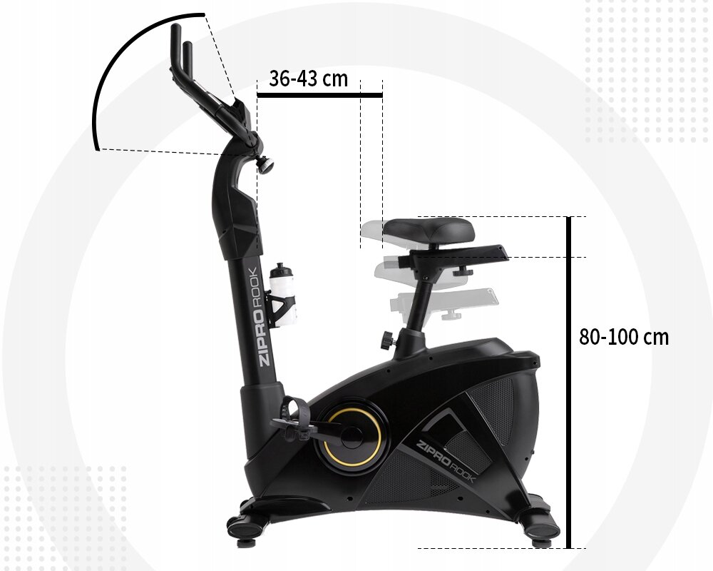 Zipro Rower elektryczno-magnetyczny Rook Gold