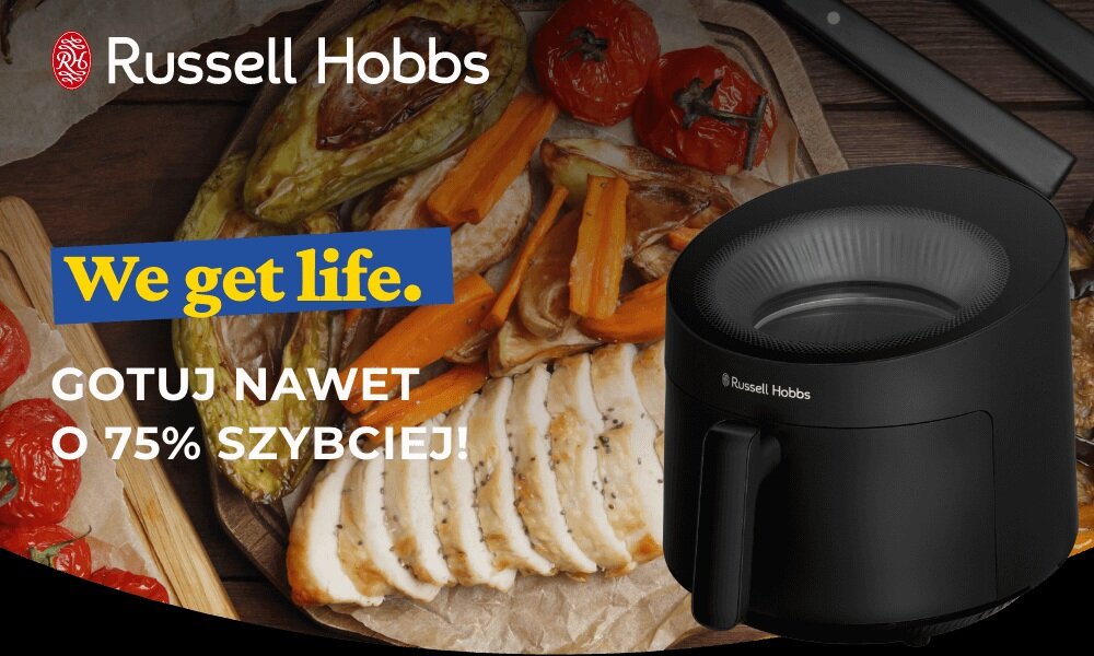 Air Fryer Frytkownica beztłuszczowa RUSSELL HOBBS Satisfry Panoramic 27420-56 początek opisu