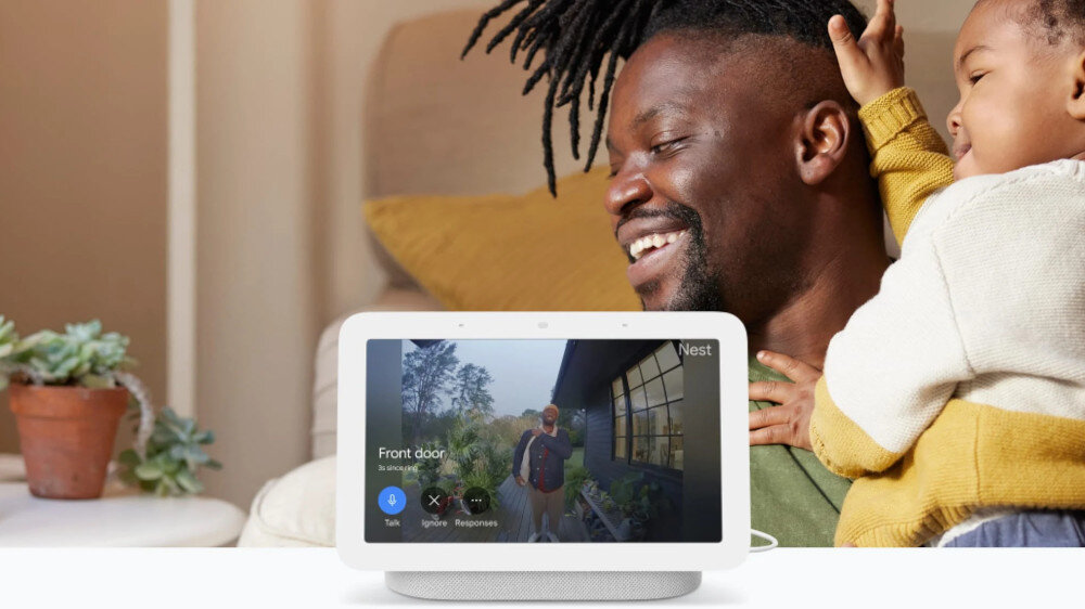 Głośnik multiroom GOOGLE Nest Hub Max - Asystent głosowy