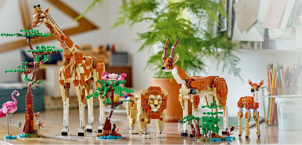 KLOCKI LEGO CREATOR 3IN1 DZIKIE ZWIERZĘTA Z SAFARI 31150