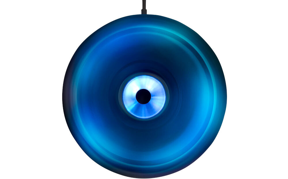 HARMAN KARDON Aura Studio 5 materiały z recyklingu ekologiczne opakowanie FSC, głośnik mobilny od góry na białym tle