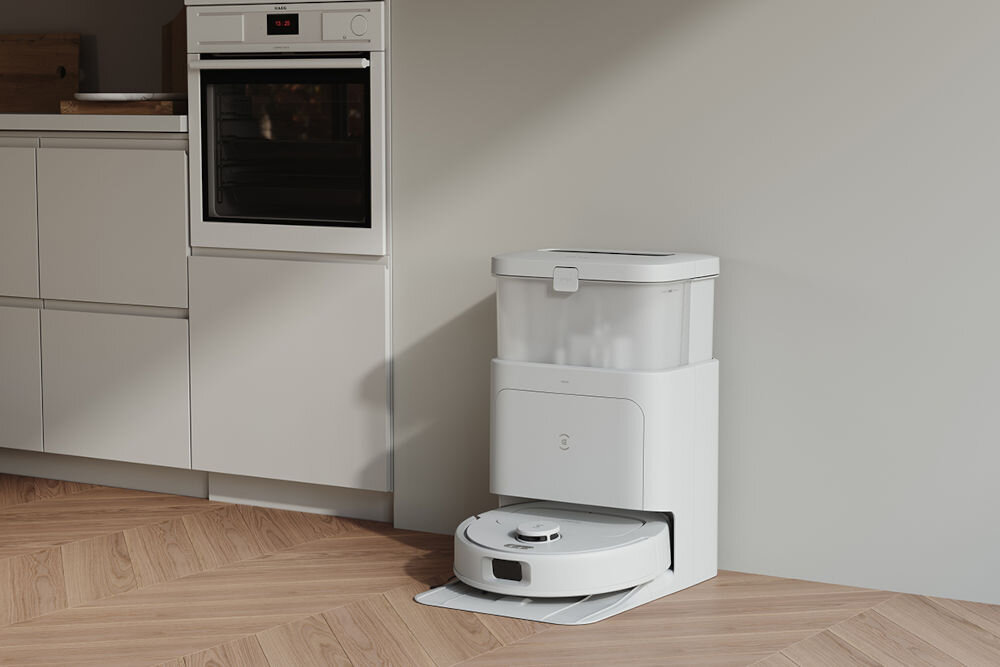 Robot sprzątający ECOVACS Deebot N30 Pro Omni Biały łatwa w utrzymaniu konstrukcja w pełni odłączana płyta bazowa system filtracji praca do 150 dni bez konieczności konserwacji trwałe środki czyszczące głębokie sprzątanie do 30 dni bezproblemowa efektywna praca