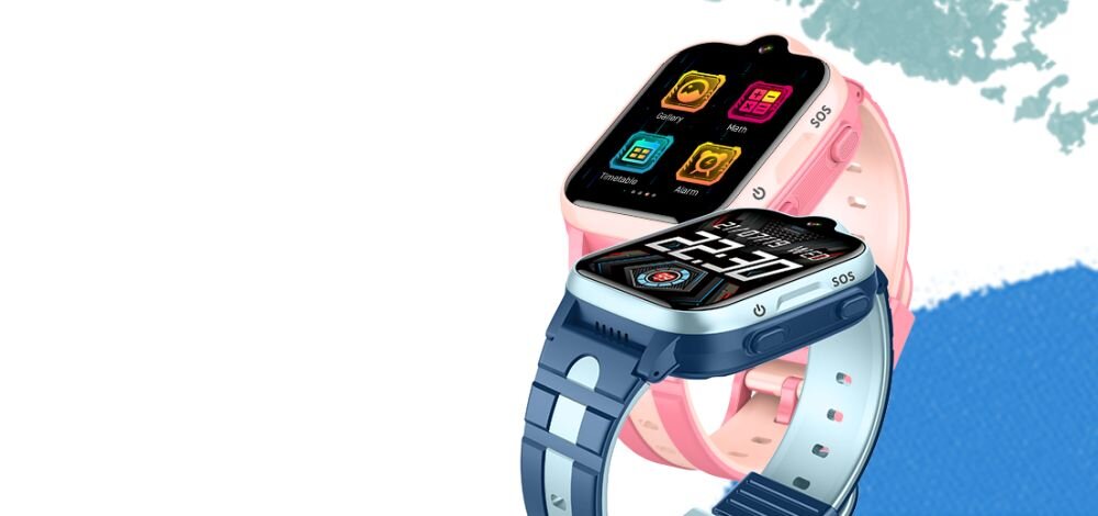 Smartwatch BEMI Play 4G  ekran bateria czujniki zdrowie sport pasek ładowanie pojemność rozdzielczość łączność sterowanie krew puls rozmowy smartfon aplikacja 