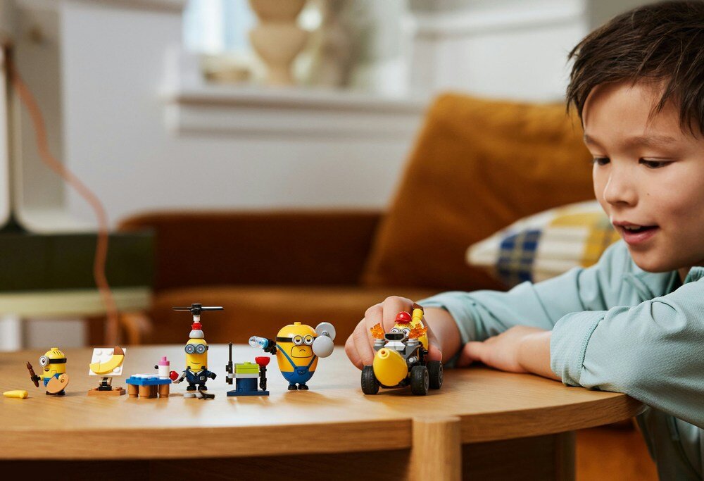 LEGO 75580 Despicable Me i Minions Minionki i bananowóz zabawka 