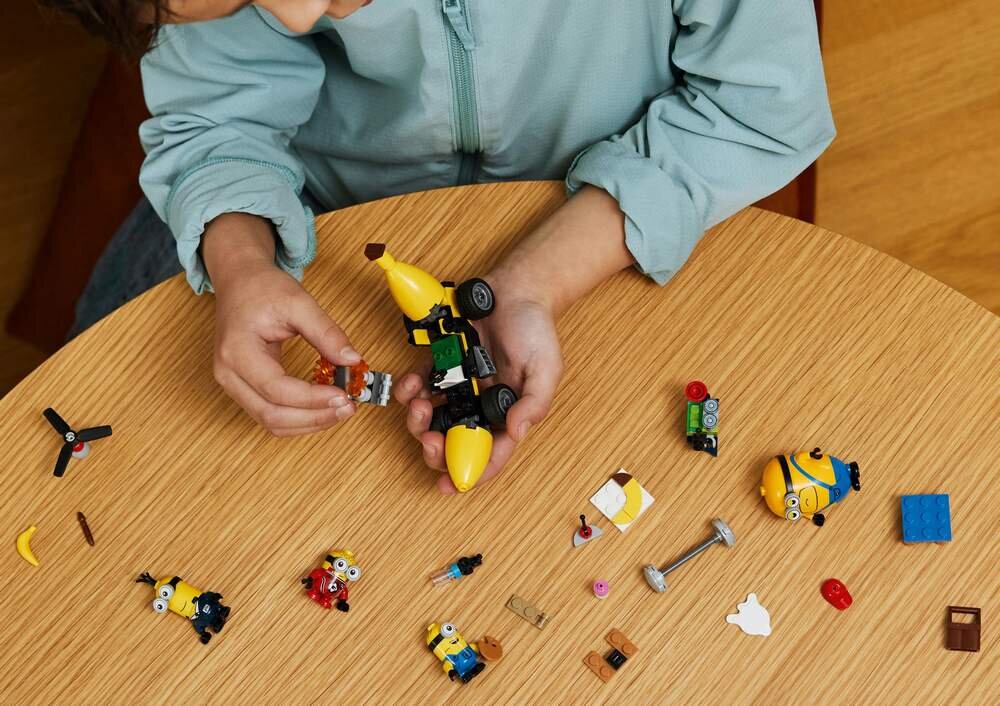 LEGO 75580 Despicable Me i Minions Minionki i bananowóz umiejętności 