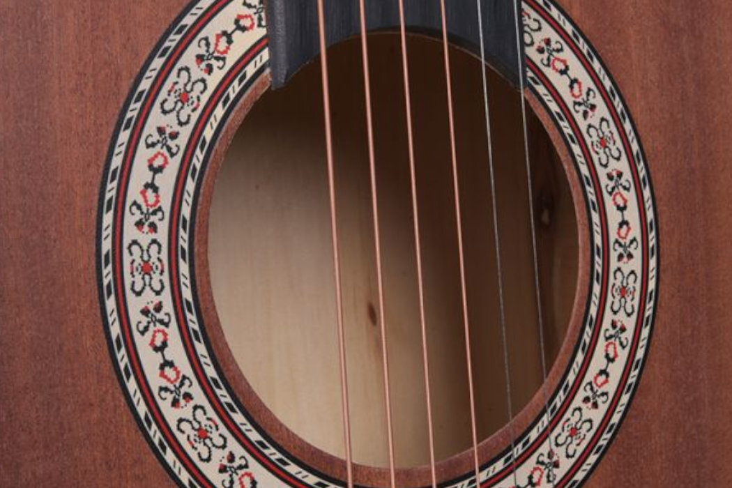 Gitara akustyczna NN AG 34 1/2 Ciemne drewno dzieci dorośli wytrzymała klasyczna mała nauka zabawa