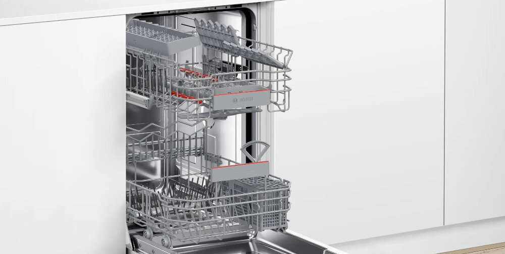 Zmywarka BOSCH SPH4EKX24E VarioFlex system koszy składane elementy pojemność komplety naczyń