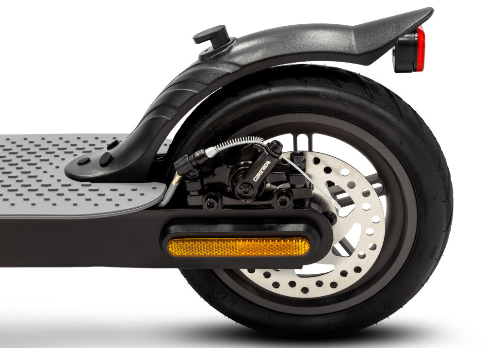 Hulajnoga elektryczna JEEP Jaf SR Safe Rade 25km 350W Amortyzacja 8.5 Czarny zaawansowany system hamowania ergonomiczny uklad kierownicy hamulce przedni hamulec elektryczny (regeneracyjny) tylny hamulec tarczowy mechaniczny bardzo duza sila hamowania