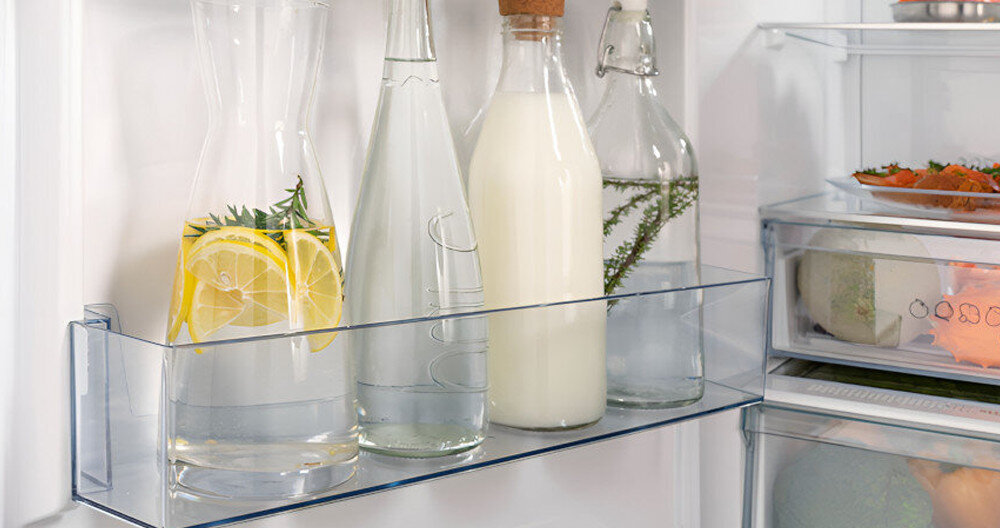 LODÓWKA HISENSE RS818N4TFC MD półka XXl napoje butelki przechowywanie wygoda bezpieczne szkło