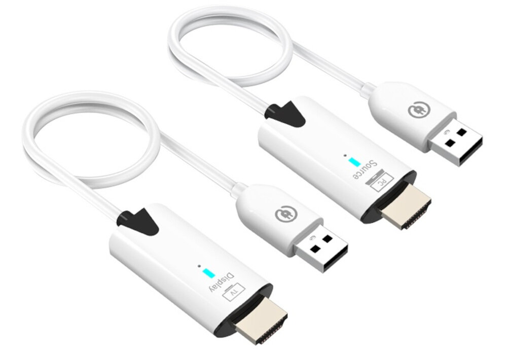 Transmiter HDMI XENSO HL30 - Zasięg do 30 metrów, transmiter pod skosem