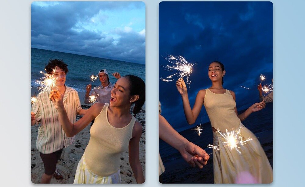 Smartfon ONEPLUS 15R Fotografia nocna  