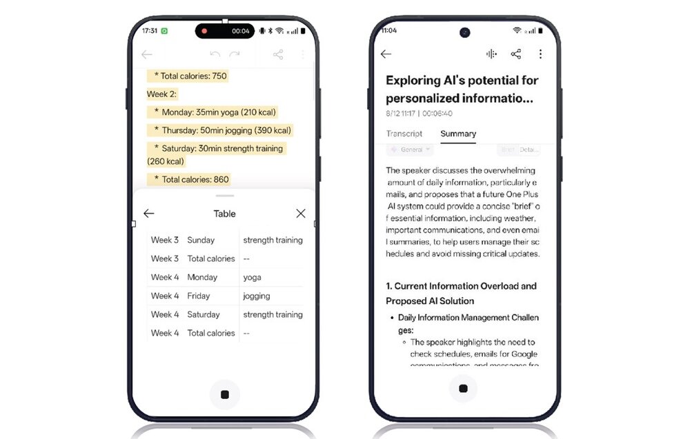 Smartfon ONEPLUS 15R AI Writer AI Recorder 