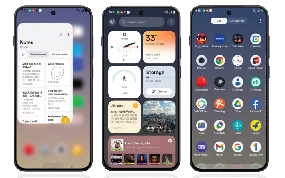 Smartfon ONEPLUS 15R  OxygenOS 15 Parallel Processing OxygenOS 16 Predictive Back Gesture Illuminance Animation Dual App Control 