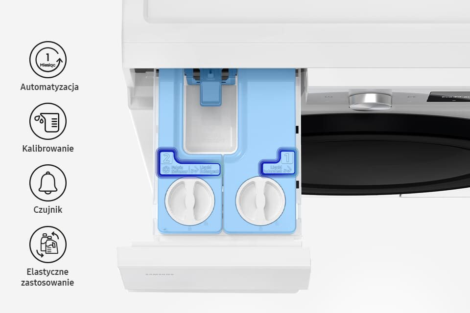 wd90db7b85gwu4 posiada funkcję autodozowania