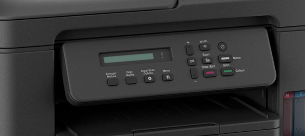 Urządzenie wielofunkcyjne BROTHER DCP-T735DW Druk w kolorze, Automatyczny druk dwustronny, Wi-Fi zbliżenie na panel jednolinijkowy panel LCD wyświetlanie informacji prosta obsługa