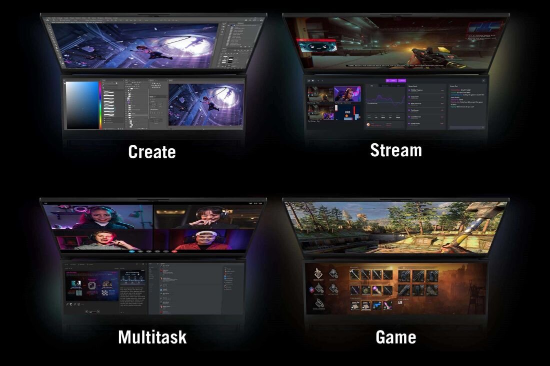 Laptop ASUS Zephyrus G16 GU603Z - ROG ScreenPad Plus 