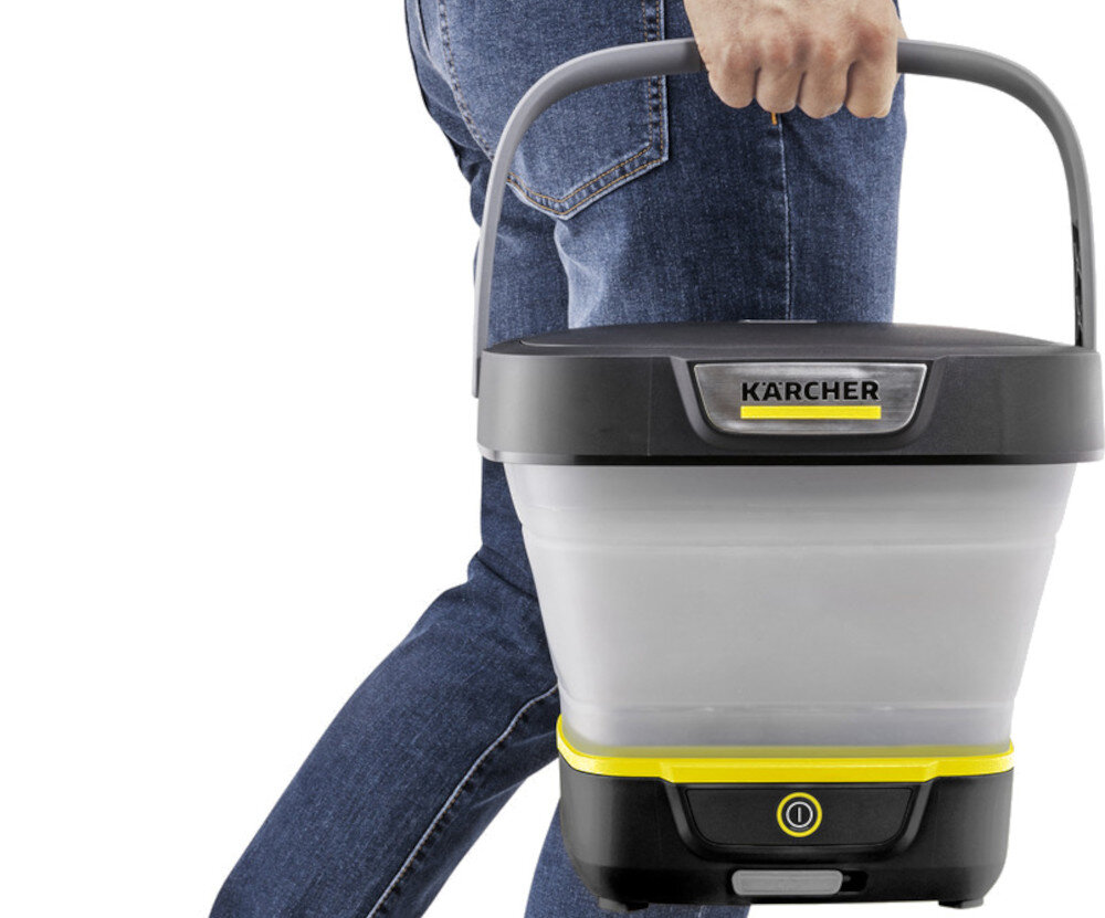 Myjka ciśnieniowa terenowa KARCHER OC 3 Foldable 1.599-306.0 zdjęcie lifestyle Lekka i poręczna konstrukcja waga wymiary