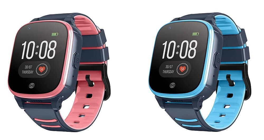 Smartwatch FOREVER Look Me KW-500  ekran bateria pasek wykonanie odporność funkcje monitoring pomiar aplikacja łączność odbieranie dzwonienie 