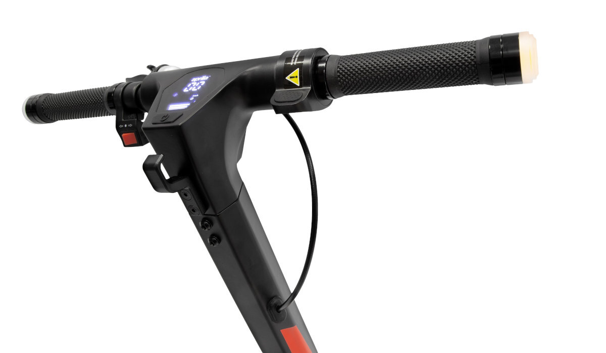 Hulajnoga elektryczna APRILIA E-SR2 Czarno-czerwony intuicyjny wyświetlacz LCD
