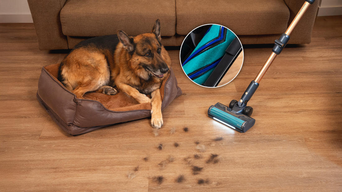 Odkurzacz CECOTEC Conga Rockstar 10500 Solar AquaPet Flex System HairLess Brush Szczotka w kształcie litery V zbiera zanieczyszczenia