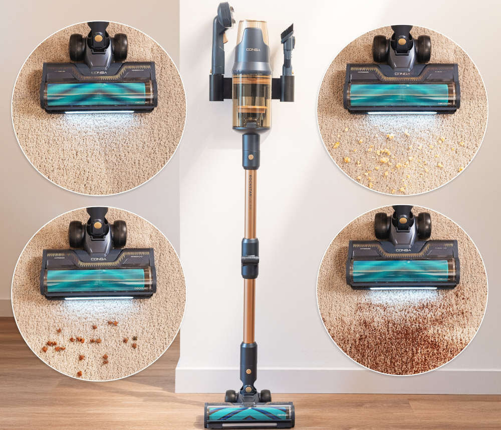 Odkurzacz CECOTEC Conga Rockstar 10500 Solar AquaPet Flex Lekki i wygodny w obsłudze waga Ergonomiczny uchwyt