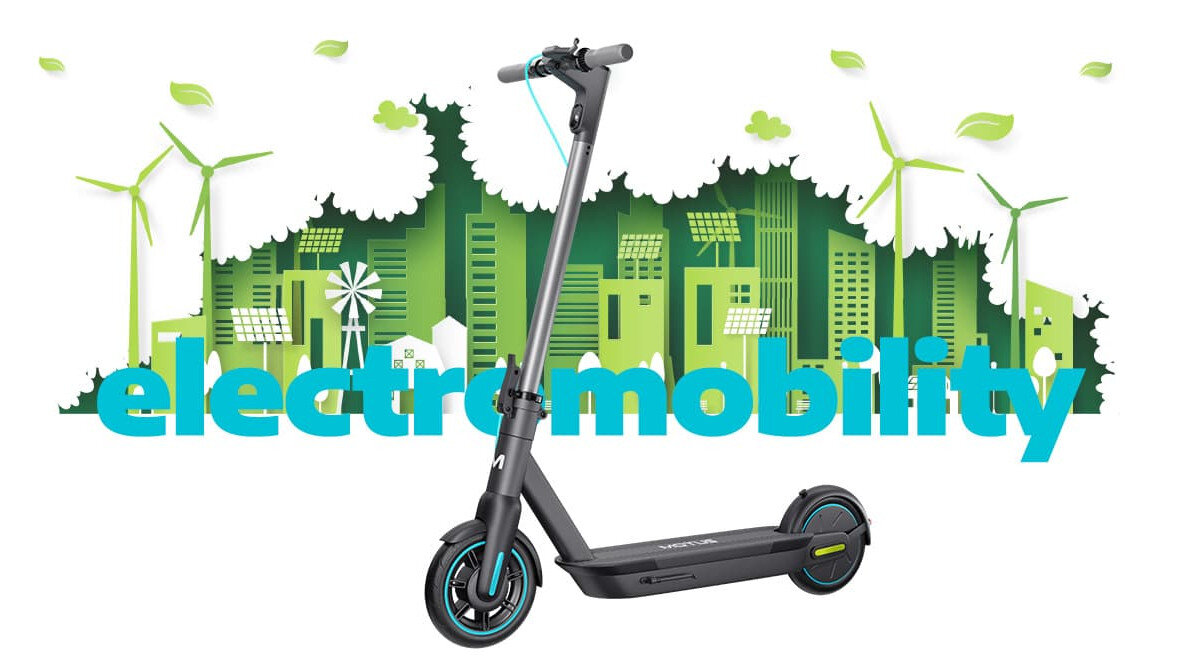 Hulajnoga elektryczna MOTUS Scooty 10 Turkusowy wyglad