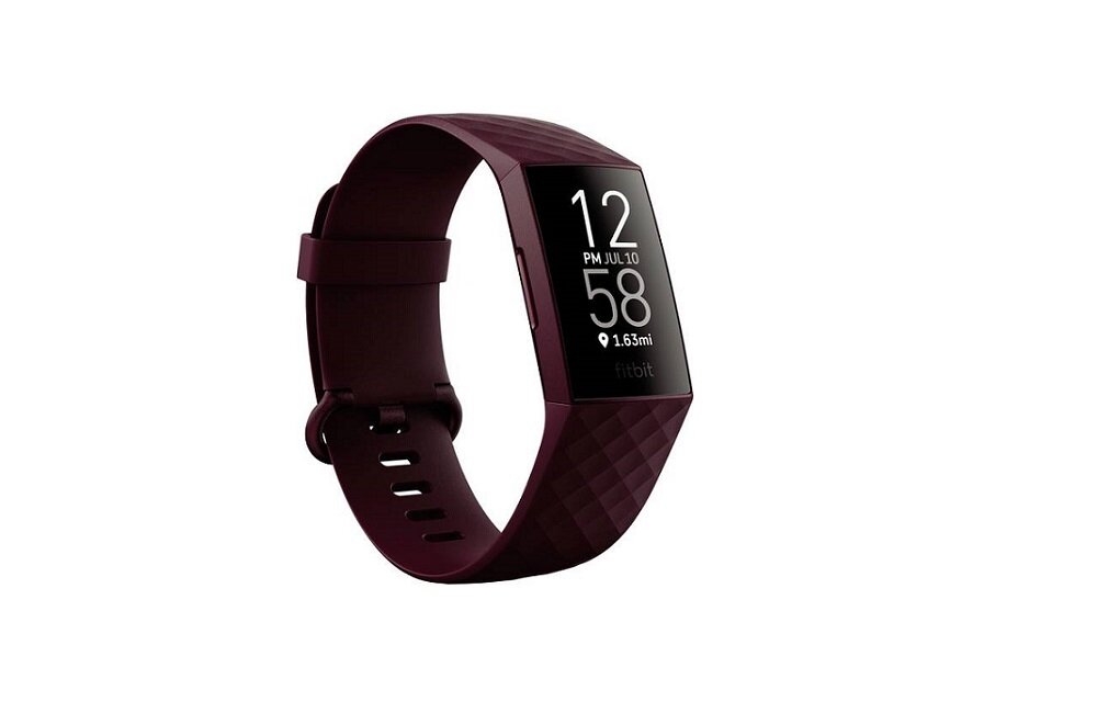 Smartband FITBIT Charge 4 Bordowy eleganckie urządzenie efektywność Twoich treningów