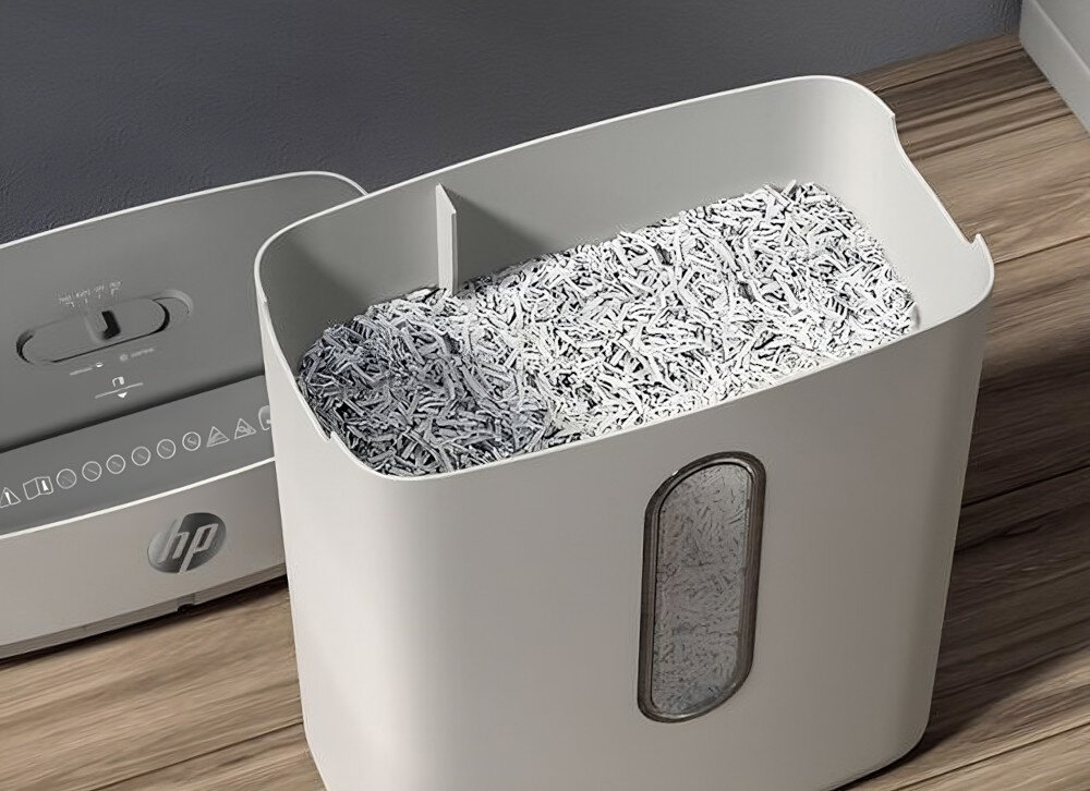 Niszczarka HP OneShred 8CC bezpieczeństwo ścinki RODO