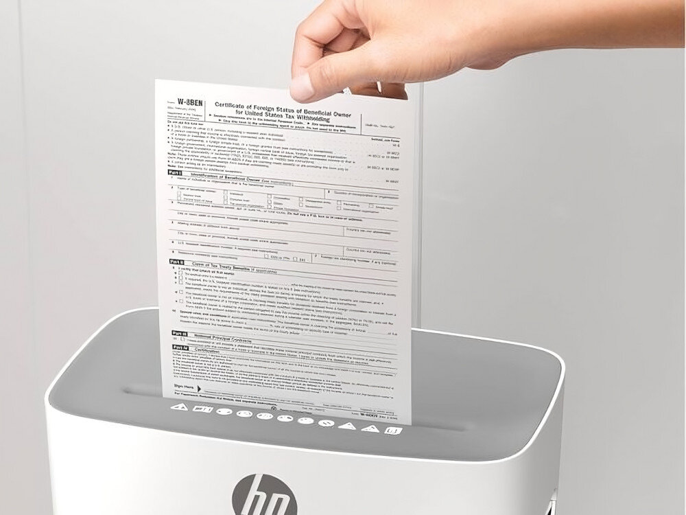 Niszczarka HP OneShred 8CC wydajność prędkość niszczenie