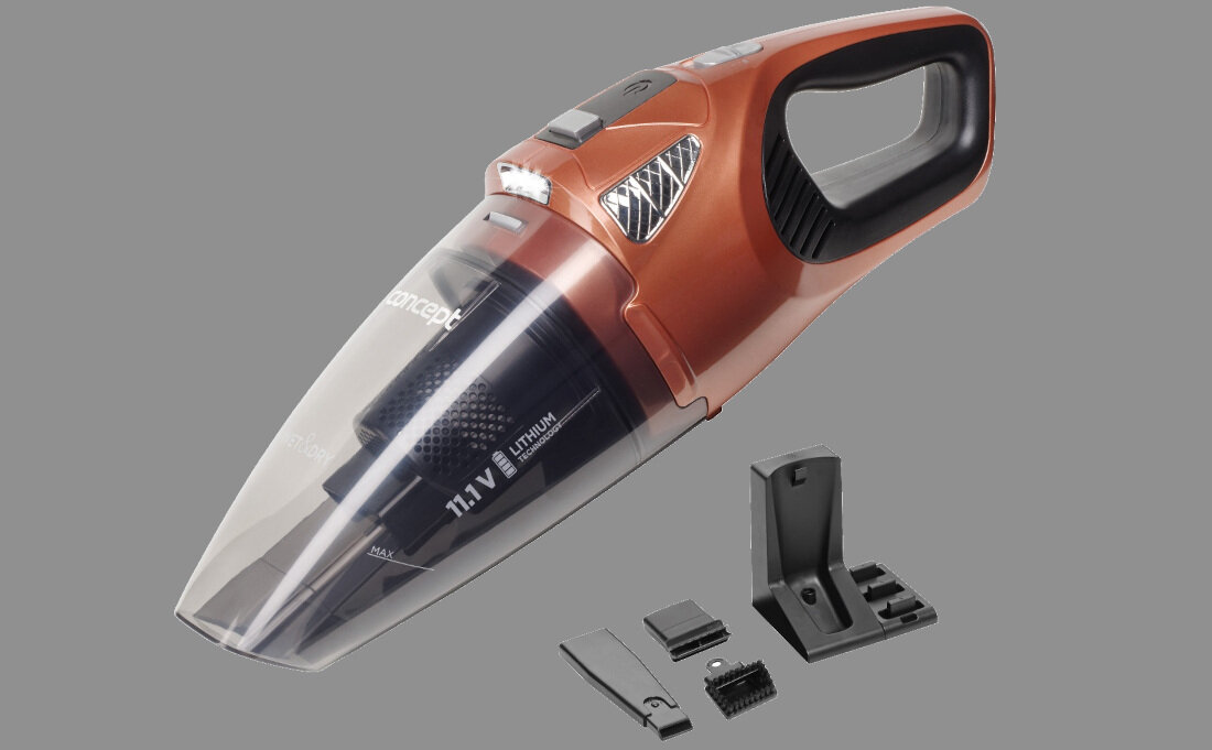 Odkurzacz reczny CONCEPT VP4360 do trudno dostepnych miejsc przechowywanie