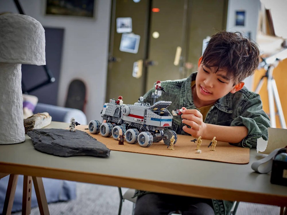 LEGO 75413 Star Wars Czołg Republiki Juggernaut elementy opis konstrukcji wiek 10-kołowy pojazd LEGO Star Wars 
 