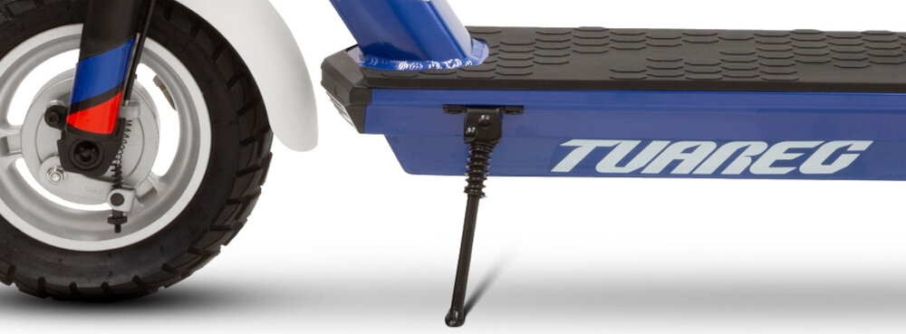 Hulajnoga elektryczna APRILIA Tuareg Granatowy skladana stopka wytrzymala nozka w centralnym punkcie ciezkosci