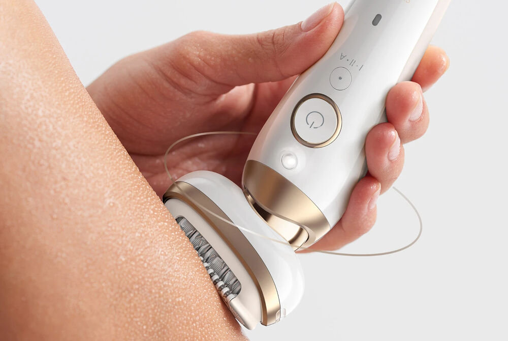 Depilator BRAUN Silk-epil 9 9-481 Flex 360 minitrymer nakładki czas działania
