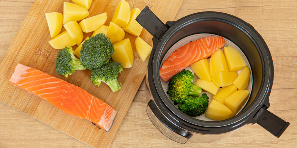 Ryżowar SENCOR SRM 0650SS 5 programów możliwości czas temperatura ciśnienie program ryż Steam mowsianka ziarna Slow Cook