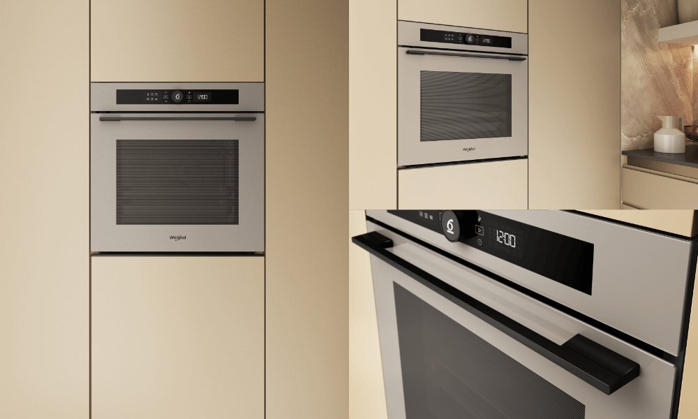 PIEKARNIK WHIRLPOOL WOI5S8PM2SEA zdjęcie lifestyle punkty front piekarnik zamknięty panel sterowania kuchnia zabudowa