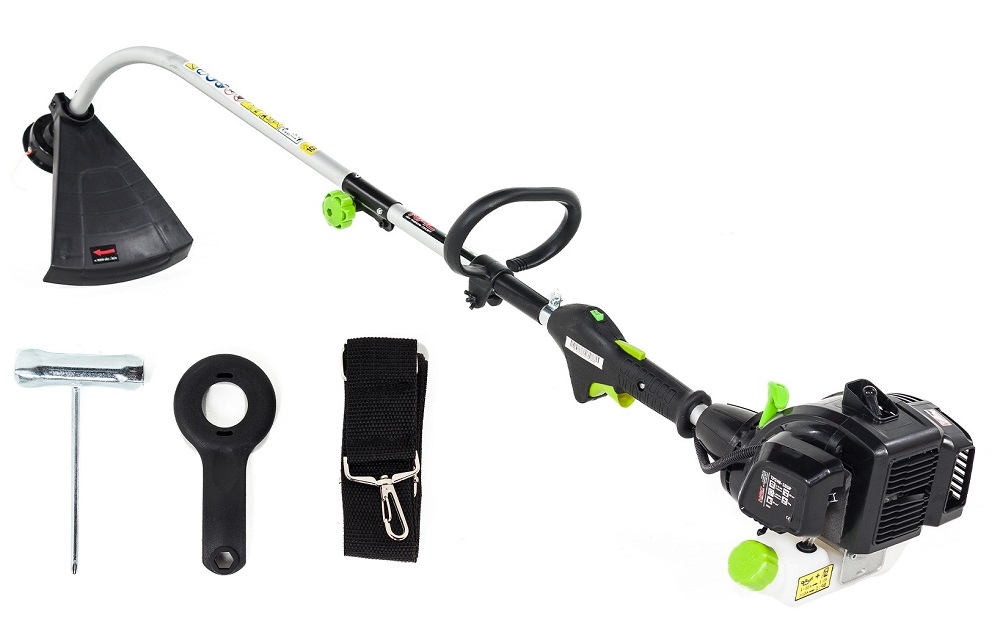 Kosa spalinowa NAC TP248-10SP w zestawie pasek na ramię głowica tnąca z żyłką pojemnik do sporządzania mieszanki paliwowej instrukcja obsługi w języku polskim karta gwarancyjna