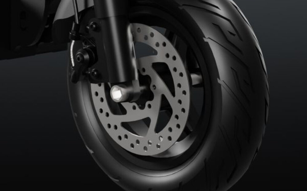 Hulajnoga elektryczna RUPTOR R1 V2 10 80 km 500W 10 Czarny bezpieczenstwo hamulce przedni i tylny mechaniczny tarczowy duza sila hamowania