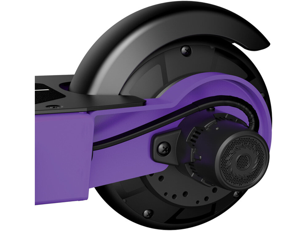 Hulajnoga elektryczna RAZOR Power Core S85 Fioletowy elektryczny silnik moc 90 W prędkość do 16 km/h ciągła jazda do 35 minut bateria pojemność 6,0 Ah zasięg do 9 km czas ładowania do około 6 godzin