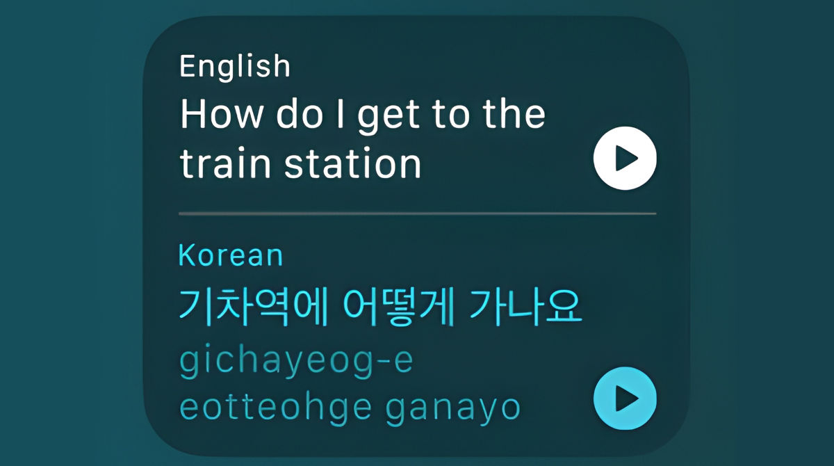 APPLE Watch 10 aplikacja tłumacz tłumaczenie tekstów bez Wi-Fi dostępu do internetu łączności komórkowej