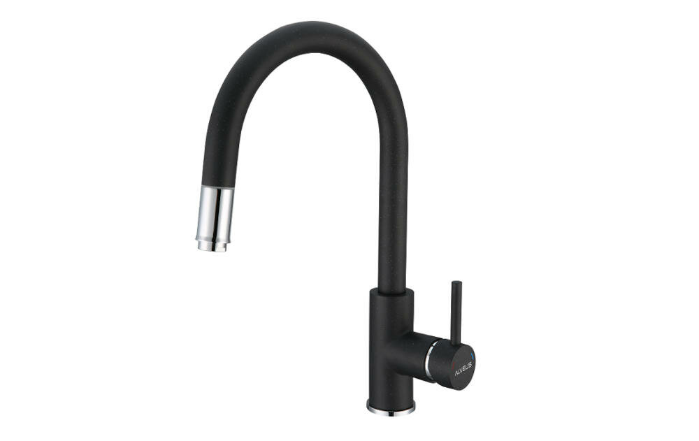 ALVEUS Delos 91 2090591 obrotowa wylewka bateria kuchenna stojąca nowoczesny styl kuchnia jednodźwigniowa