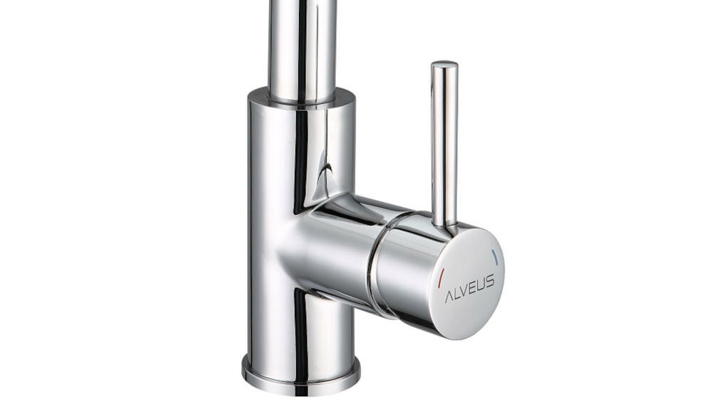 ALVEUS Siros 2090700 wygląd bateria funkcjonalność czyszczenie dźwignia kontrolowanie przepływ temperatura woda