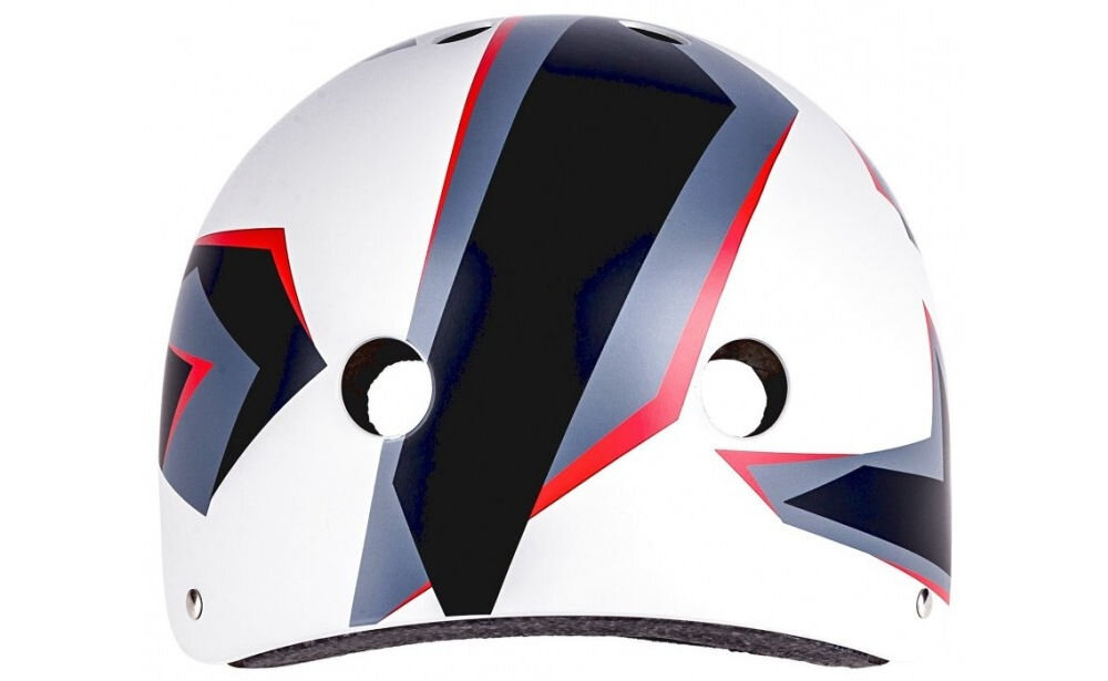 Kask rowerowy SPOKEY Cubex Biało-szary (rozmiar 58-61) regulacja wentylacja klamra
