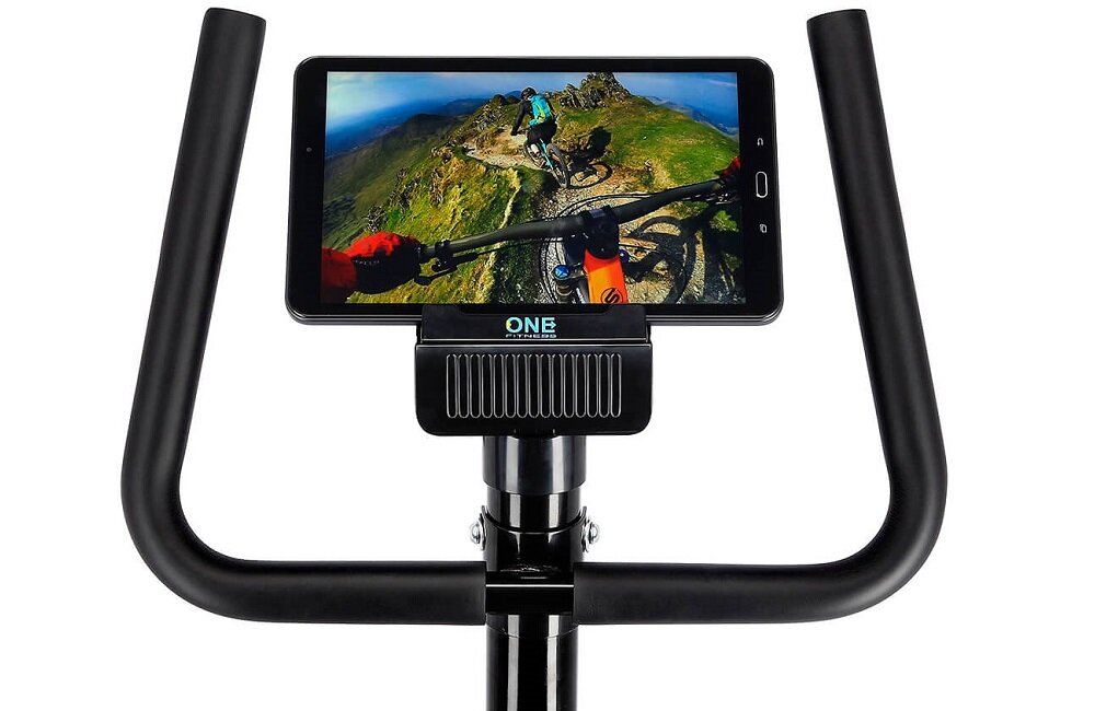 Rower mechaniczny ONE FITNESS RW301 wygodny uchwyt na telefon stabilna konstukcja
