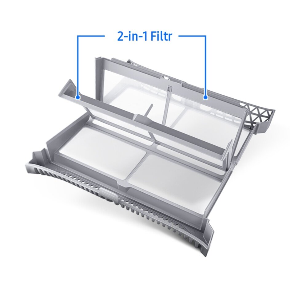 Łatwiej wyczyścisz suszarkę z innowacyjnym filtrem 2w1